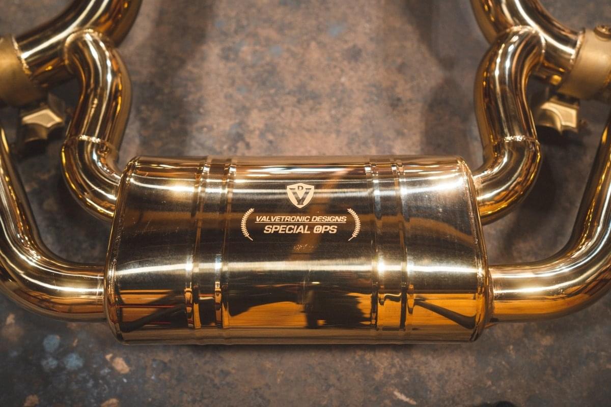 Mercedes AMG GT Valved Sport Exhaust system.