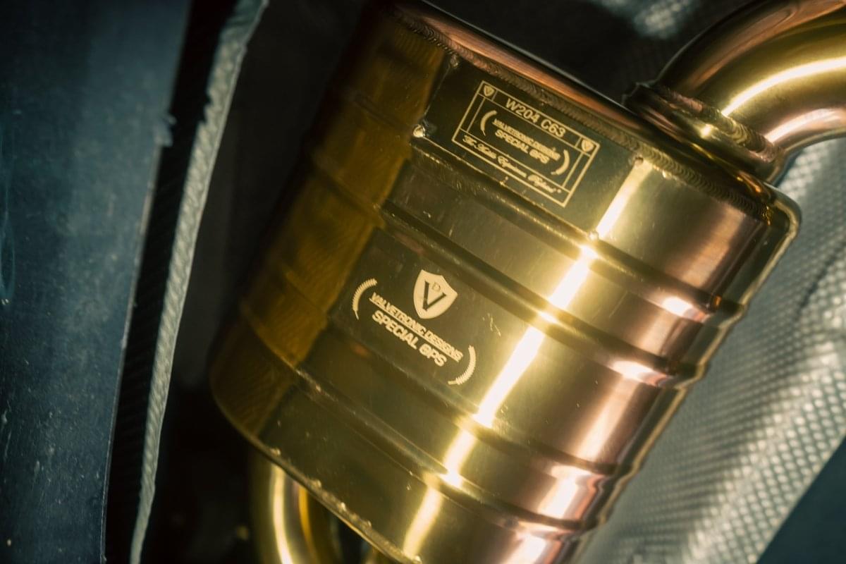 Mercedes C63 AMG W204 Valved Sport Exhaust System.
