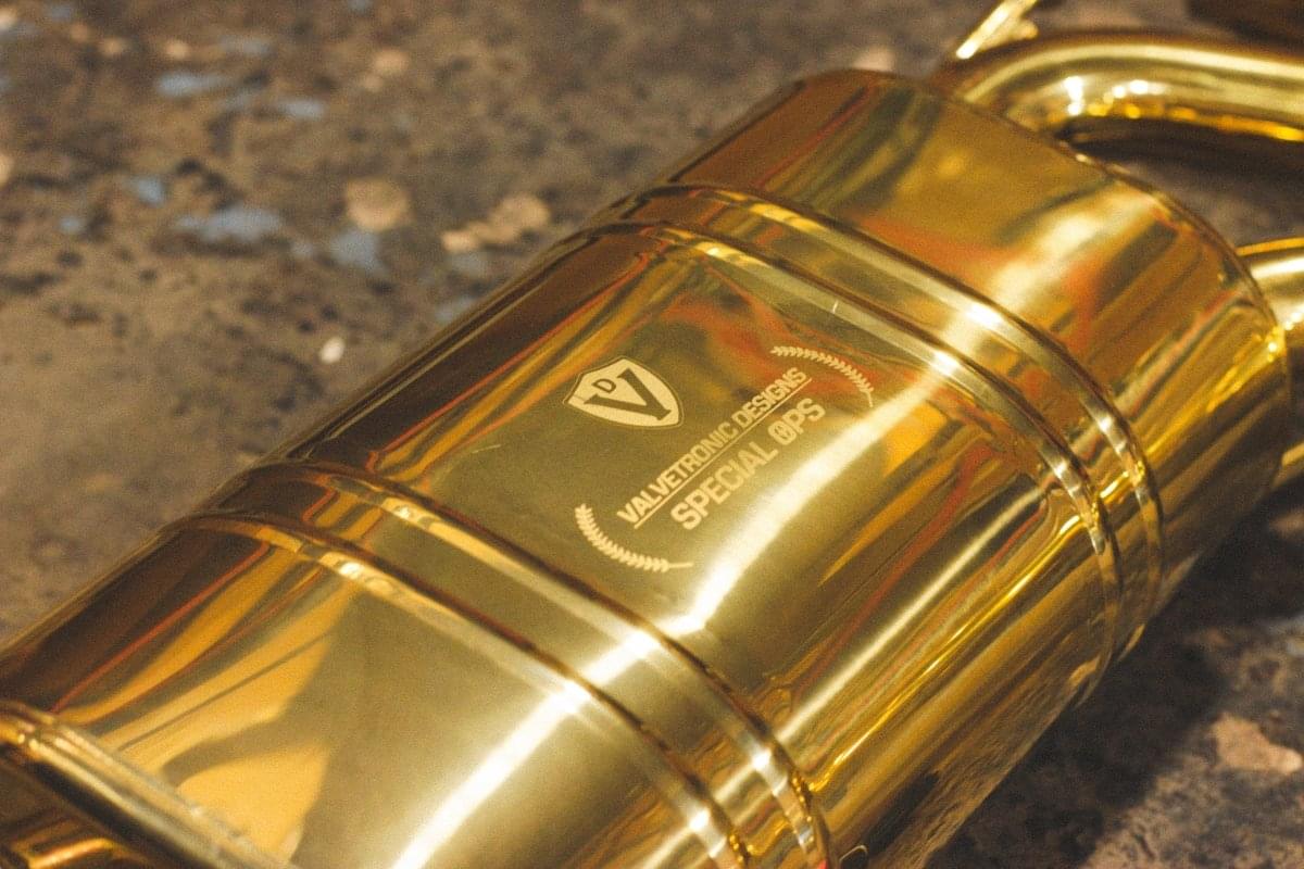Mercedes SLS AMG Valved Sport Exhaust System.