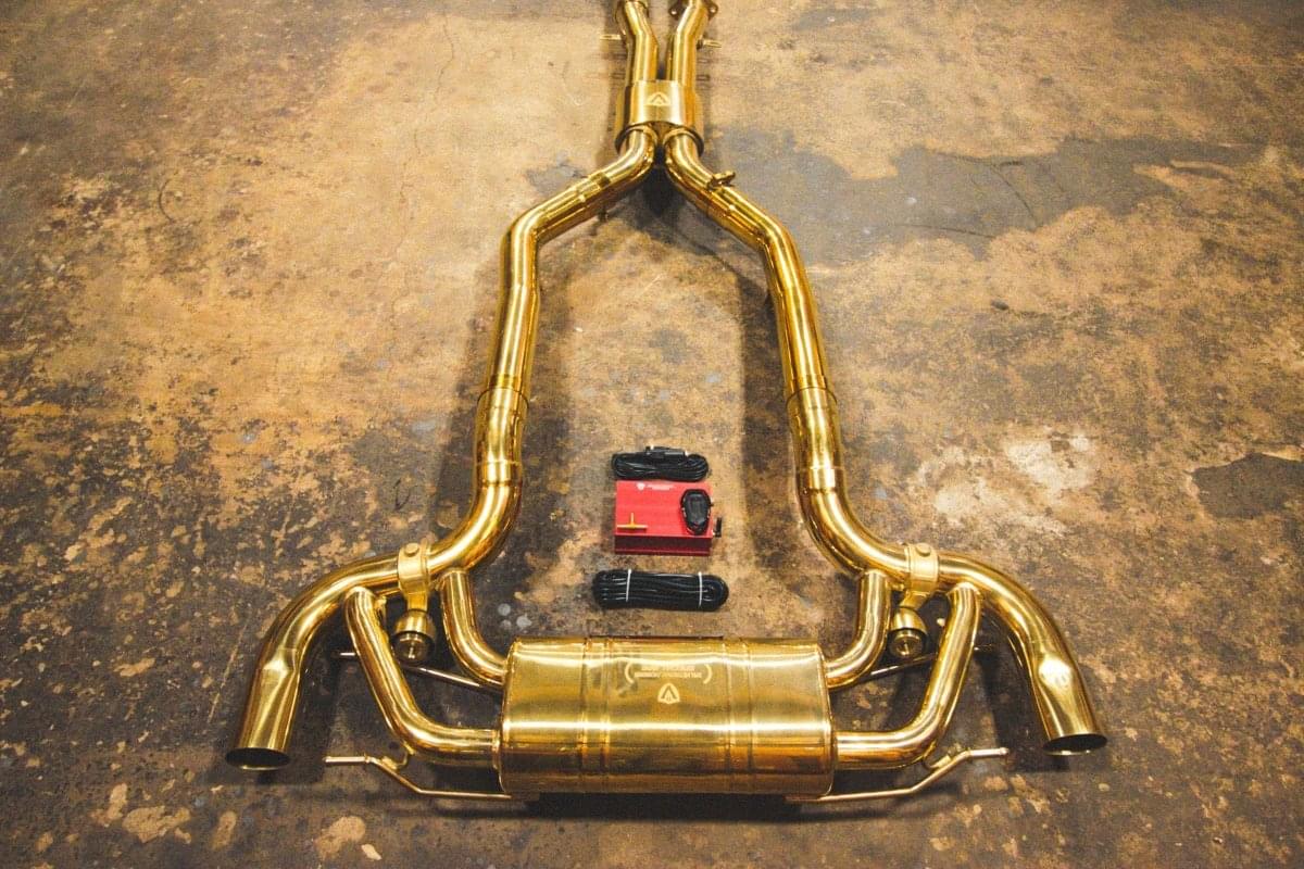 Mercedes SLS AMG Valved Sport Exhaust System.