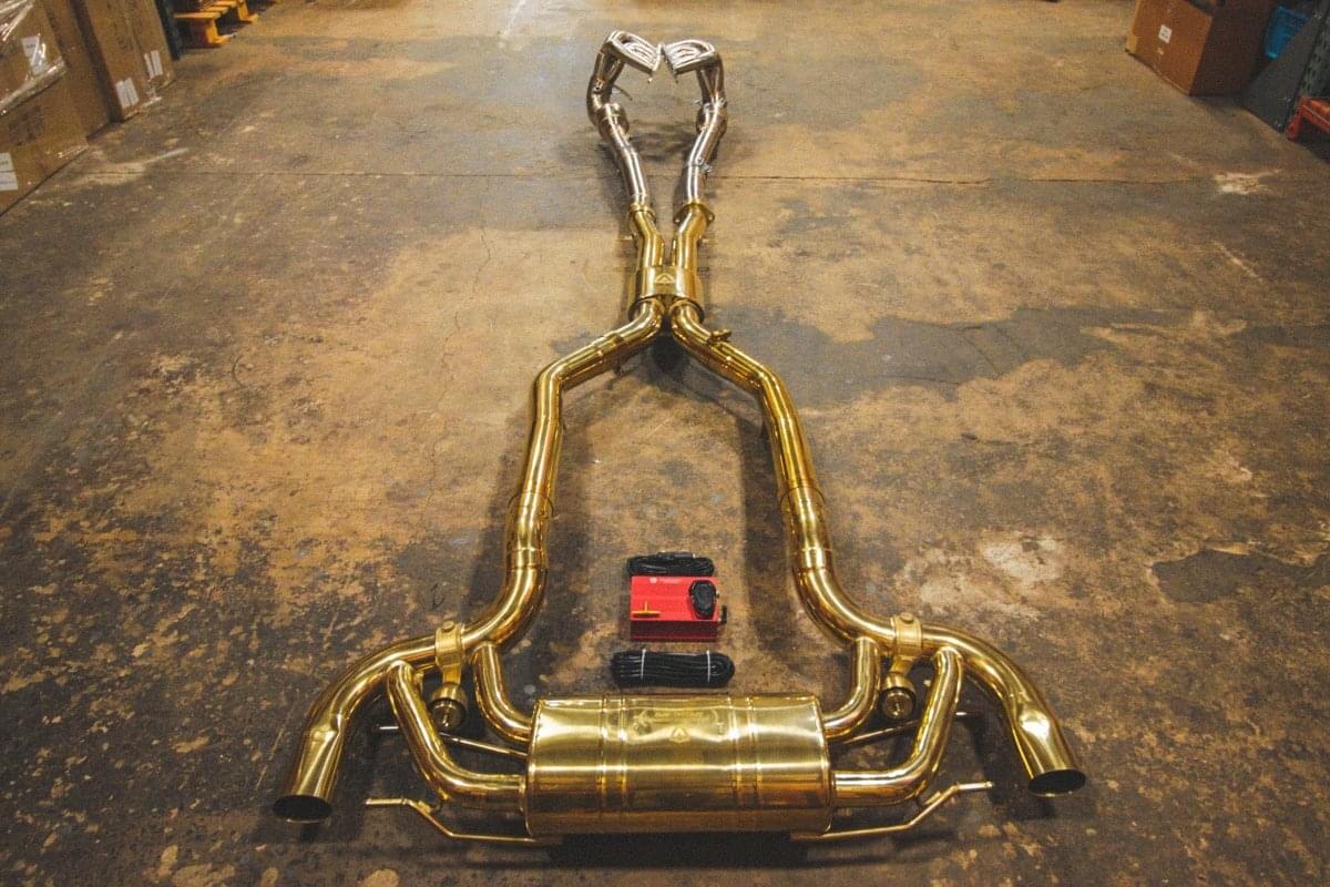 Mercedes SLS AMG Valved Sport Exhaust System.
