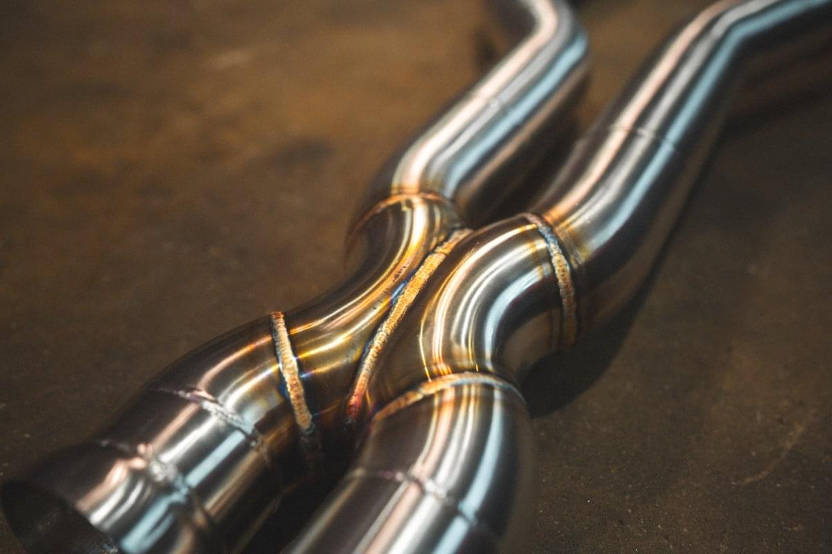 Mercedes W218 CLS63 AMG Valved Sport Exhaust System.
