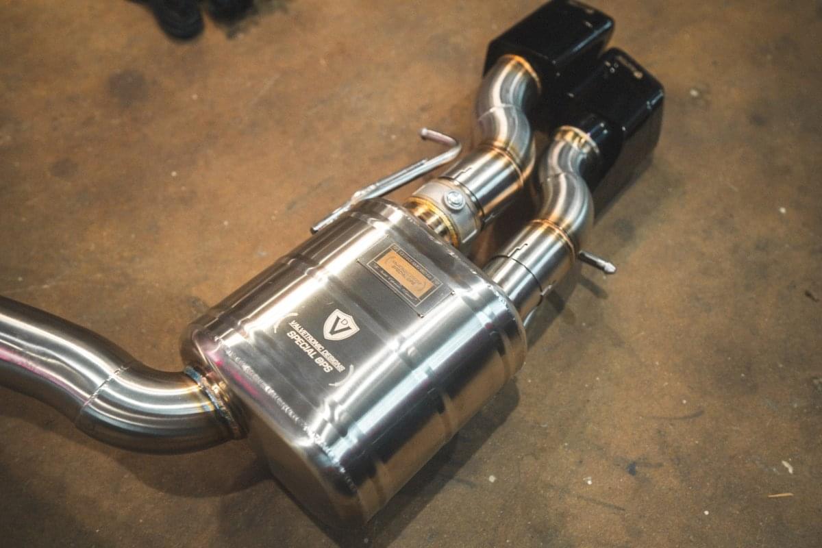 Mercedes W218 CLS63 AMG Valved Sport Exhaust System.