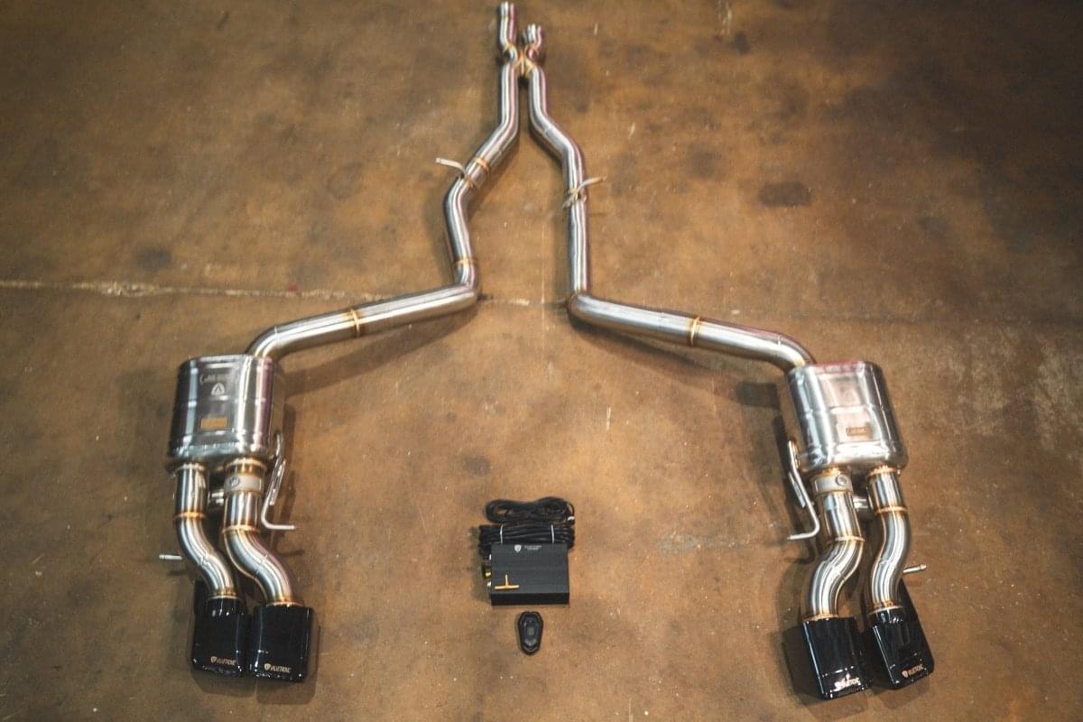 Mercedes W218 CLS63 AMG Valved Sport Exhaust System.