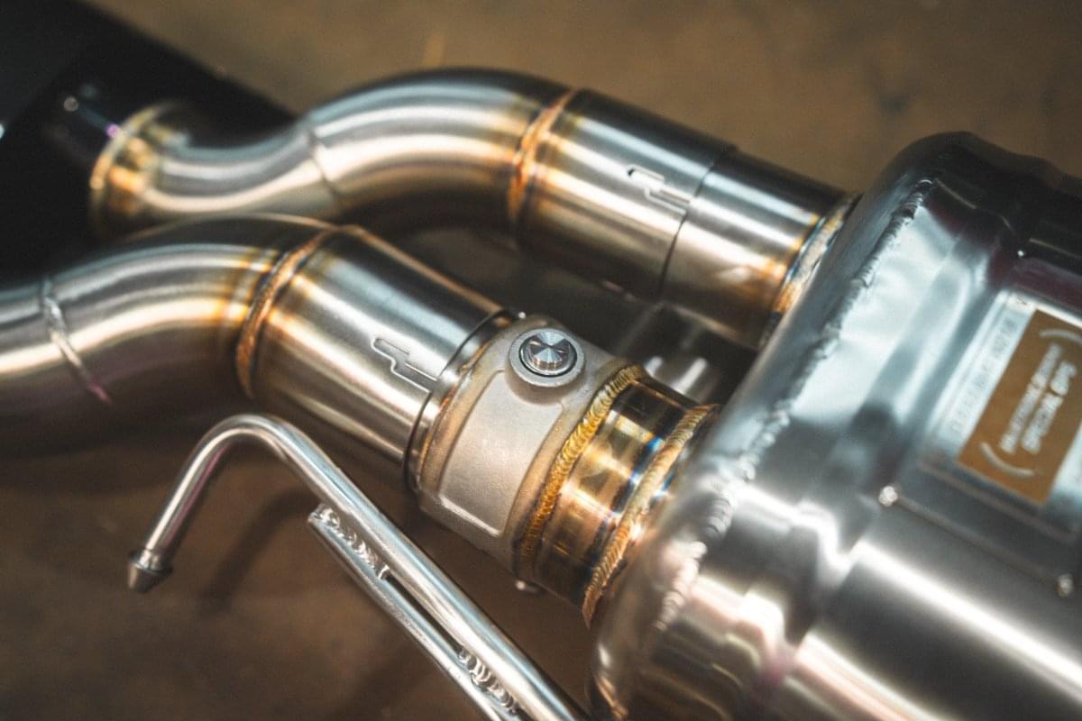 Mercedes W218 CLS63 AMG Valved Sport Exhaust System.