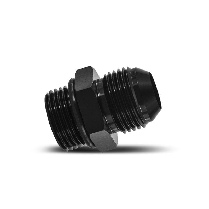 Mishimoto -10 ORB to -10AN Aluminum Fitting - Black.