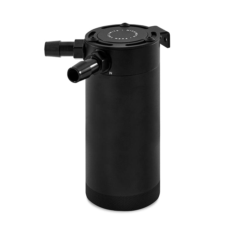 Mishimoto 2-Port Universal XL Baffled Catch Can - Black.