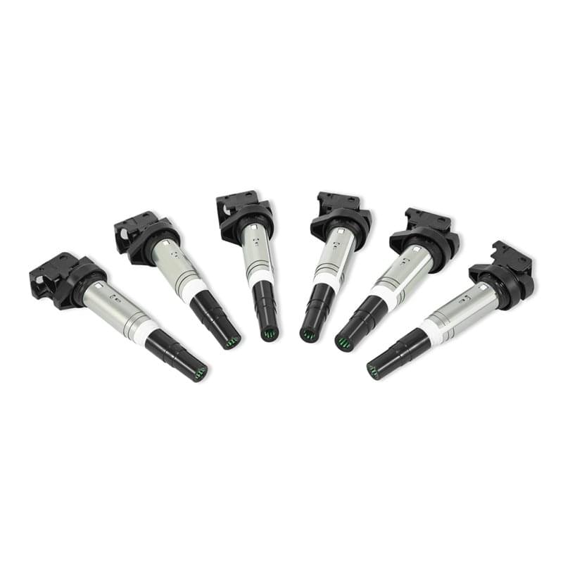 Mishimoto 2002+ BMW M54/N20/N52/N54/N55/N62/S54/S62 Six Cylinder Ignition Coil Set of 6.