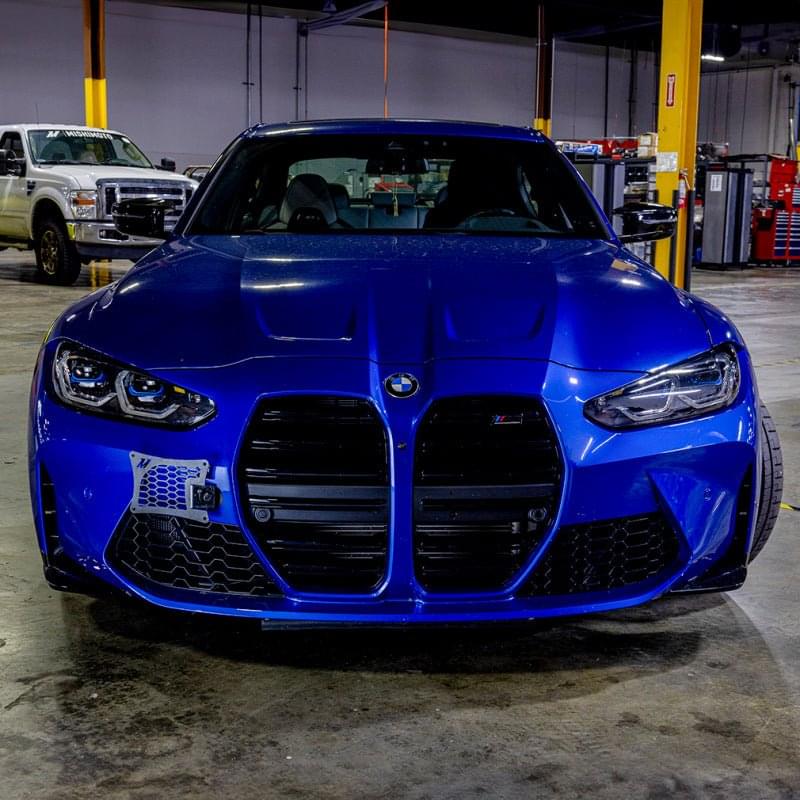 Mishimoto 2021+ BMW G80 M3 License Plate Relocation Kit.