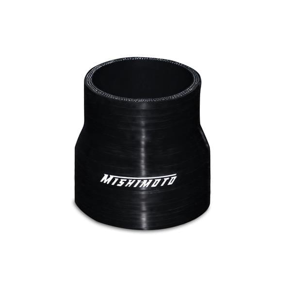 Mishimoto 2.25 to 2.5 Inch Black Transition Coupler.