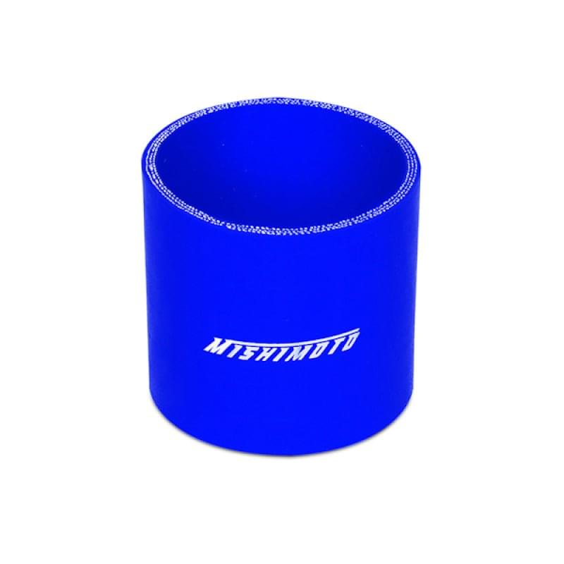 Mishimoto 2.5 Inch Blue Straight Coupler.