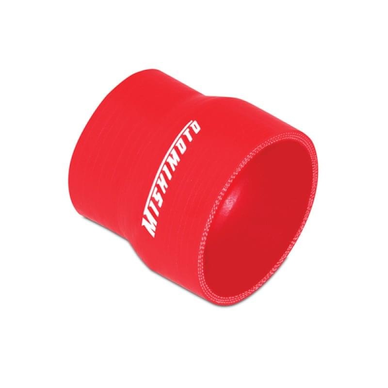Mishimoto 2.5 to 3.0 Inch Red Transition Coupler.