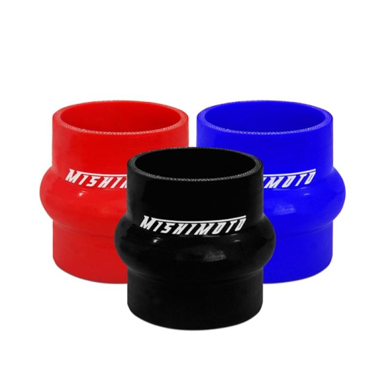 Mishimoto 2.5in Black Hump Hose Coupler.