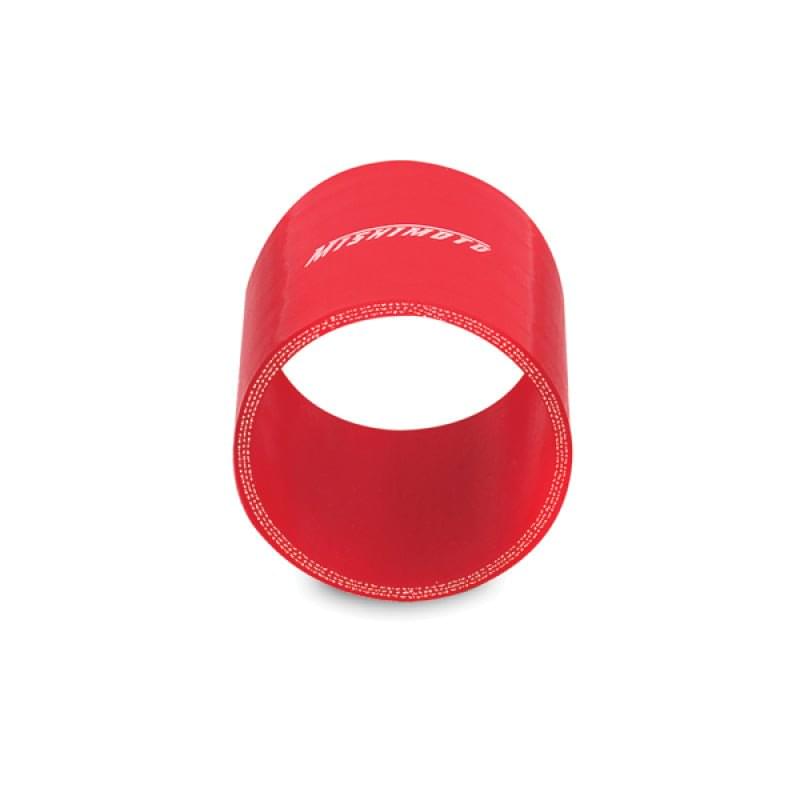 Mishimoto 3.0 Inch Red Straight Coupler.