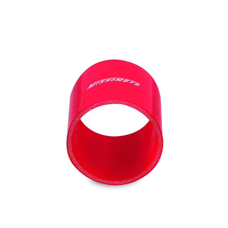 Mishimoto 3.0 Inch Red Straight Coupler.