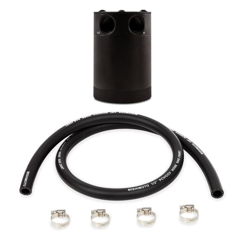 Mishimoto Compact Baffled Oil Catch Can - 2-Port.
