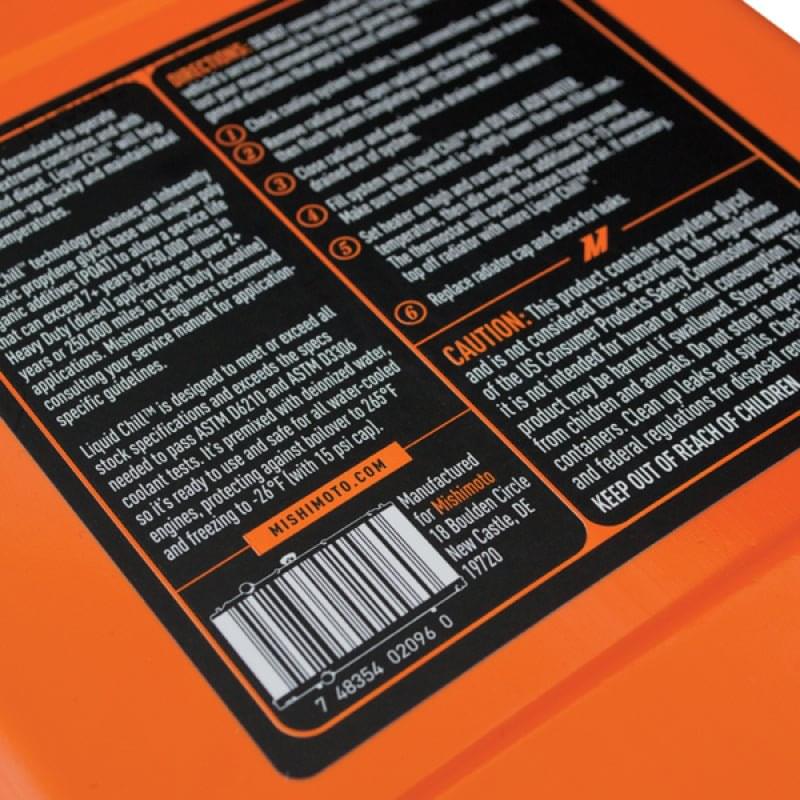 Mishimoto Liquid Chill Synthetic 64oz Engine Coolant - Premixed.