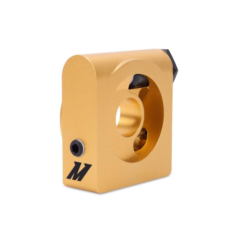 Mishimoto Oil Sandwich Plate w/ Rear-Mounted Thermostat.