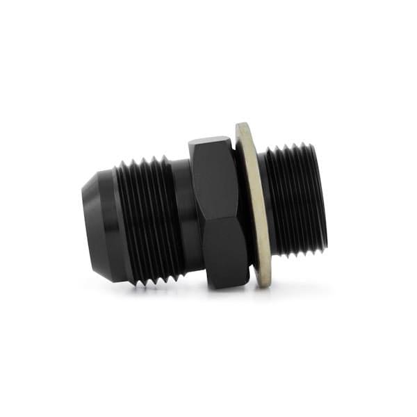 Mishimoto Sandwich Plate Fitting M20 x -10AN Black.