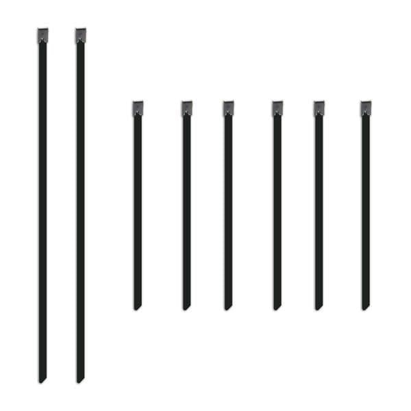 Mishimoto Set of Six 6in & Two 14in Stainless Steel Locking Ties.