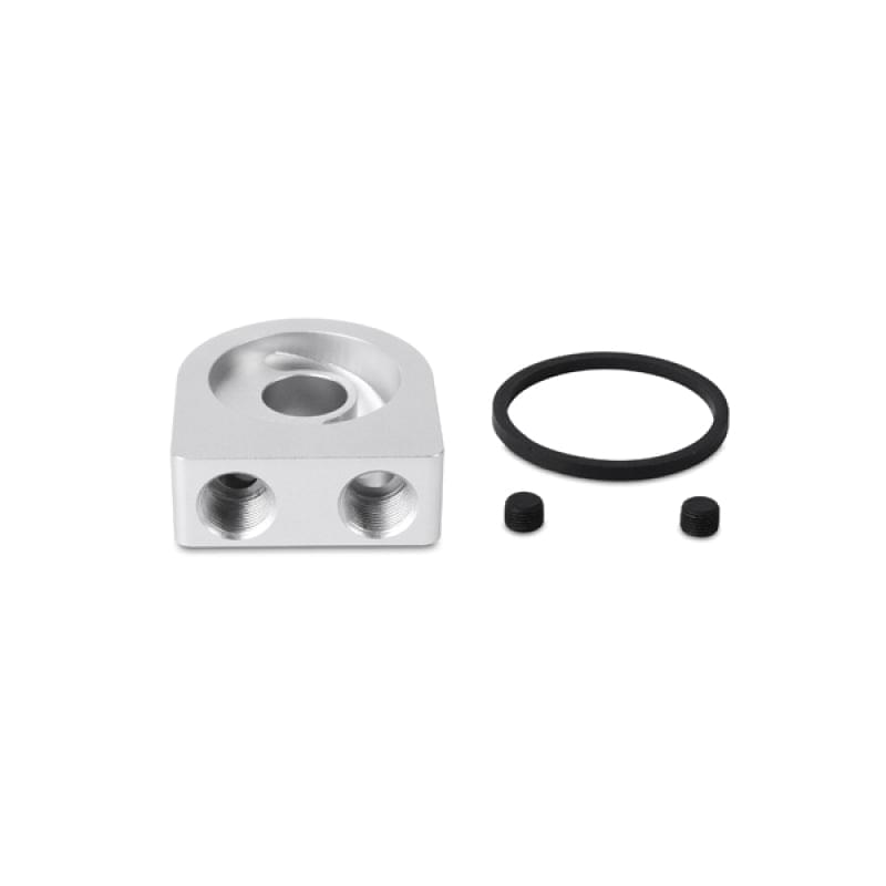 Mishimoto Silver M20 Oil Sandwich Plate.