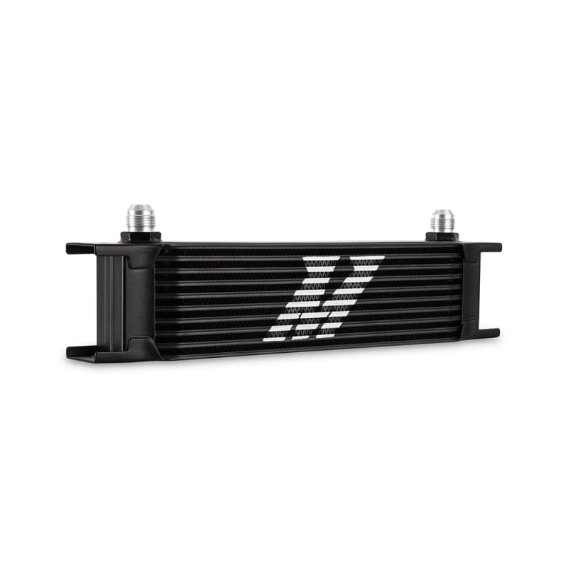 Mishimoto Universal -8AN 10 Row Oil Cooler - Black.