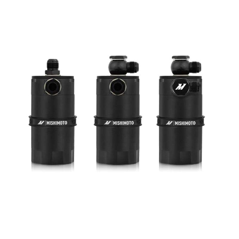 Mishimoto Universal Baffled Oil Catch Can - Black.