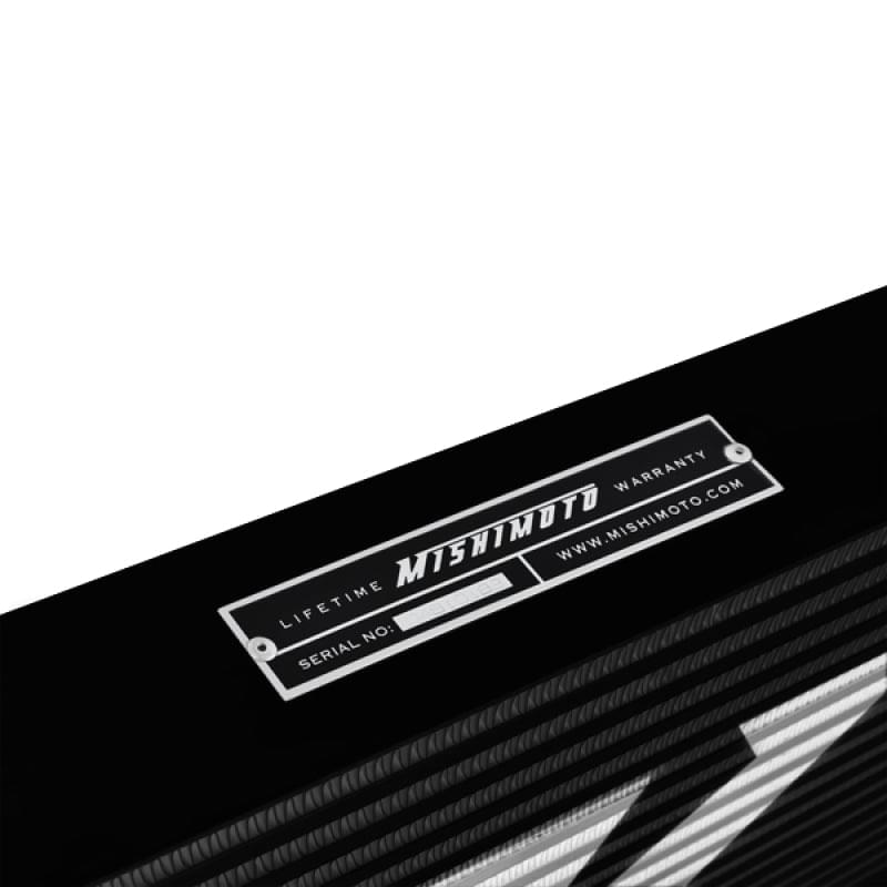 Mishimoto Universal Black S Line Intercooler Overall Size: 31x12x3 Core Size: 23x12x3 Inlet / Outlet.