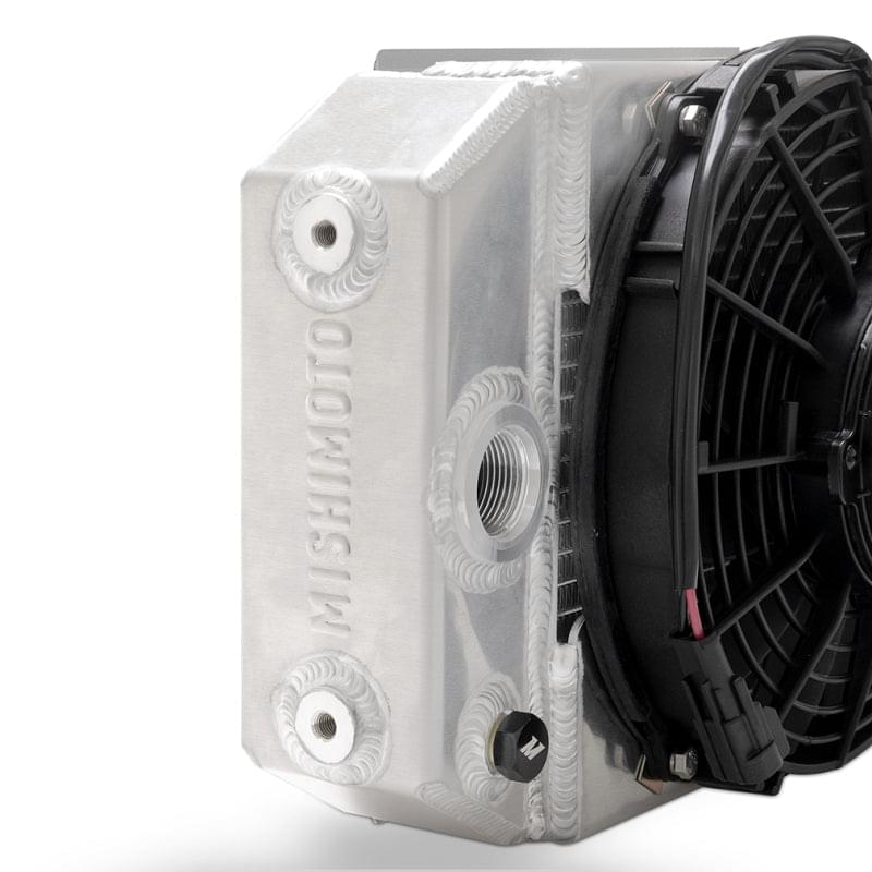 Mishimoto Universal Drag Race Performance Aluminum Radiator - Natural.