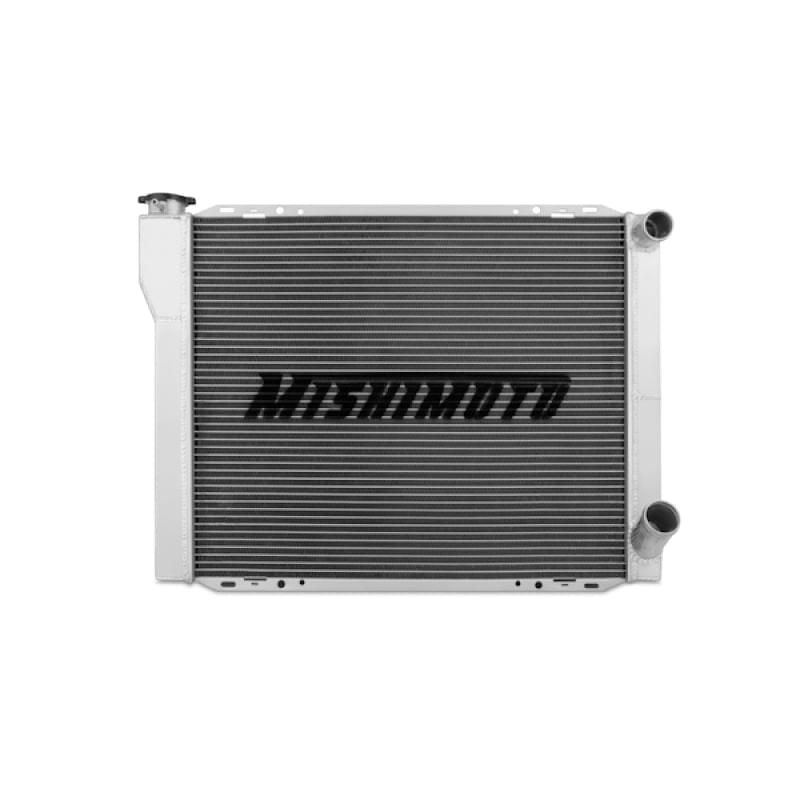 Mishimoto Universal Dual Pass Race Radiator 27x19x3 Inches Aluminum Radiator.