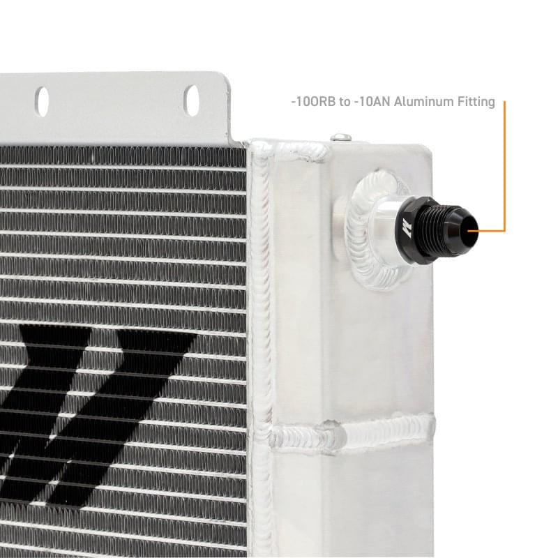 Mishimoto Universal Oil Cooler Kit 23 Row Cooler and 1in x 8in Fan.