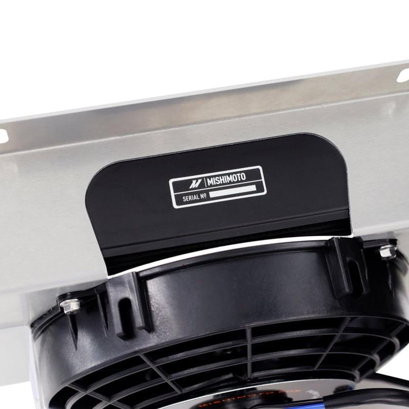 Mishimoto Universal Oil Cooler Kit 25-Row Cooler and 1x 8in Fan.