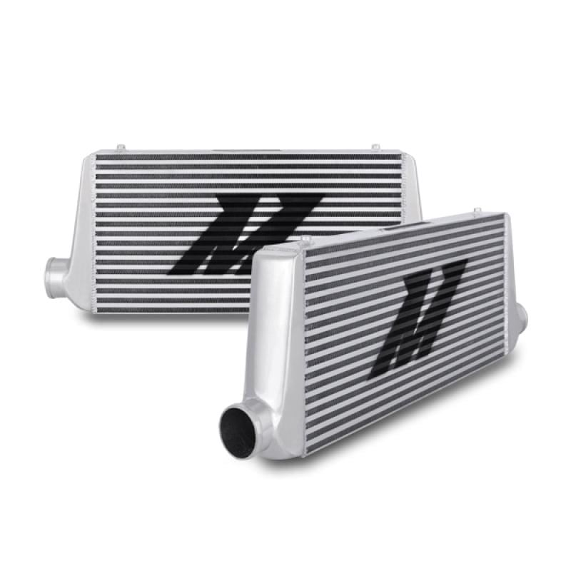 Mishimoto Universal Silver R Line Intercooler Overall Size: 31x12x4 Core Size: 24x12x4 Inlet /Outlet.