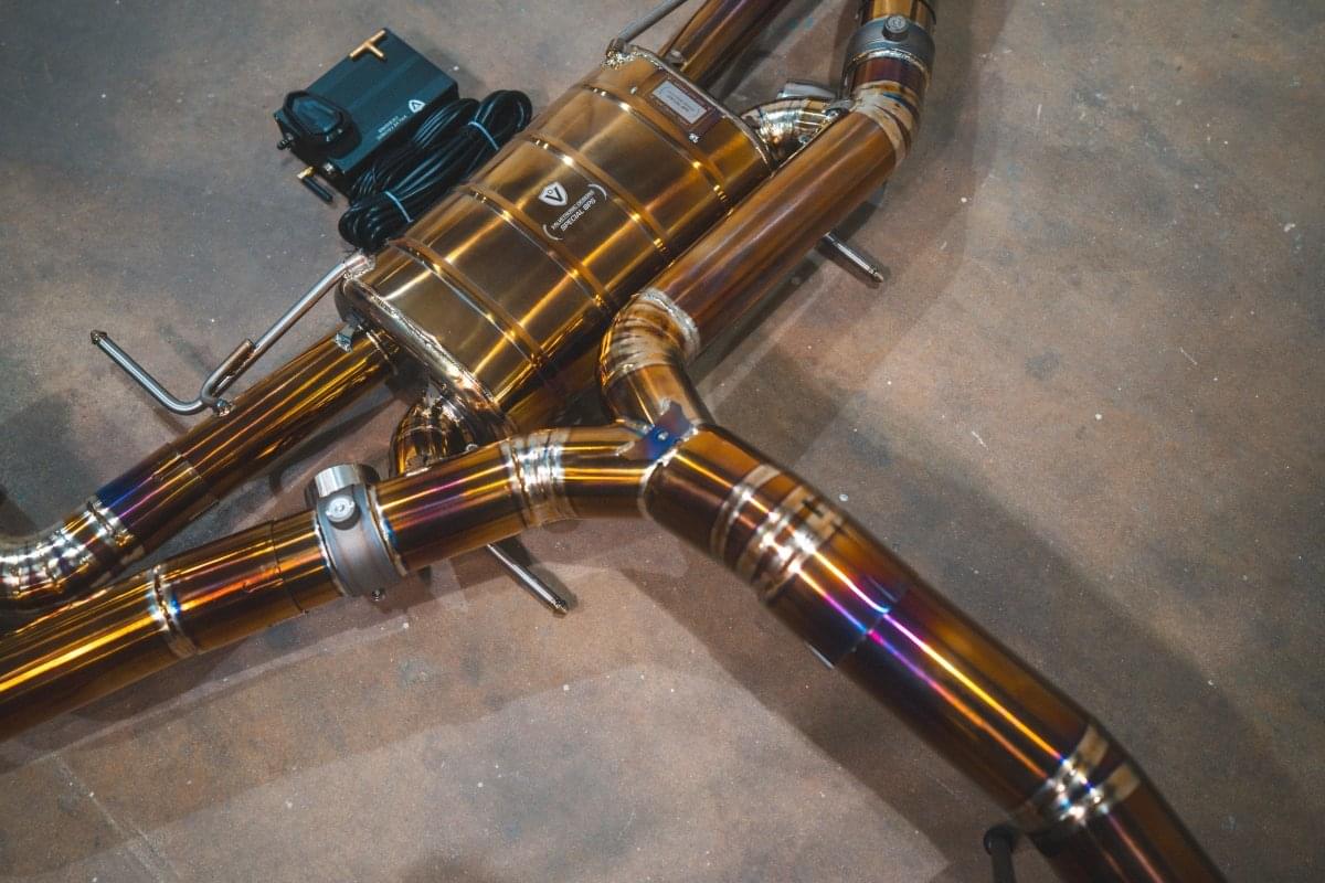 Nissan GTR R35 Valved Sport Exhaust System.