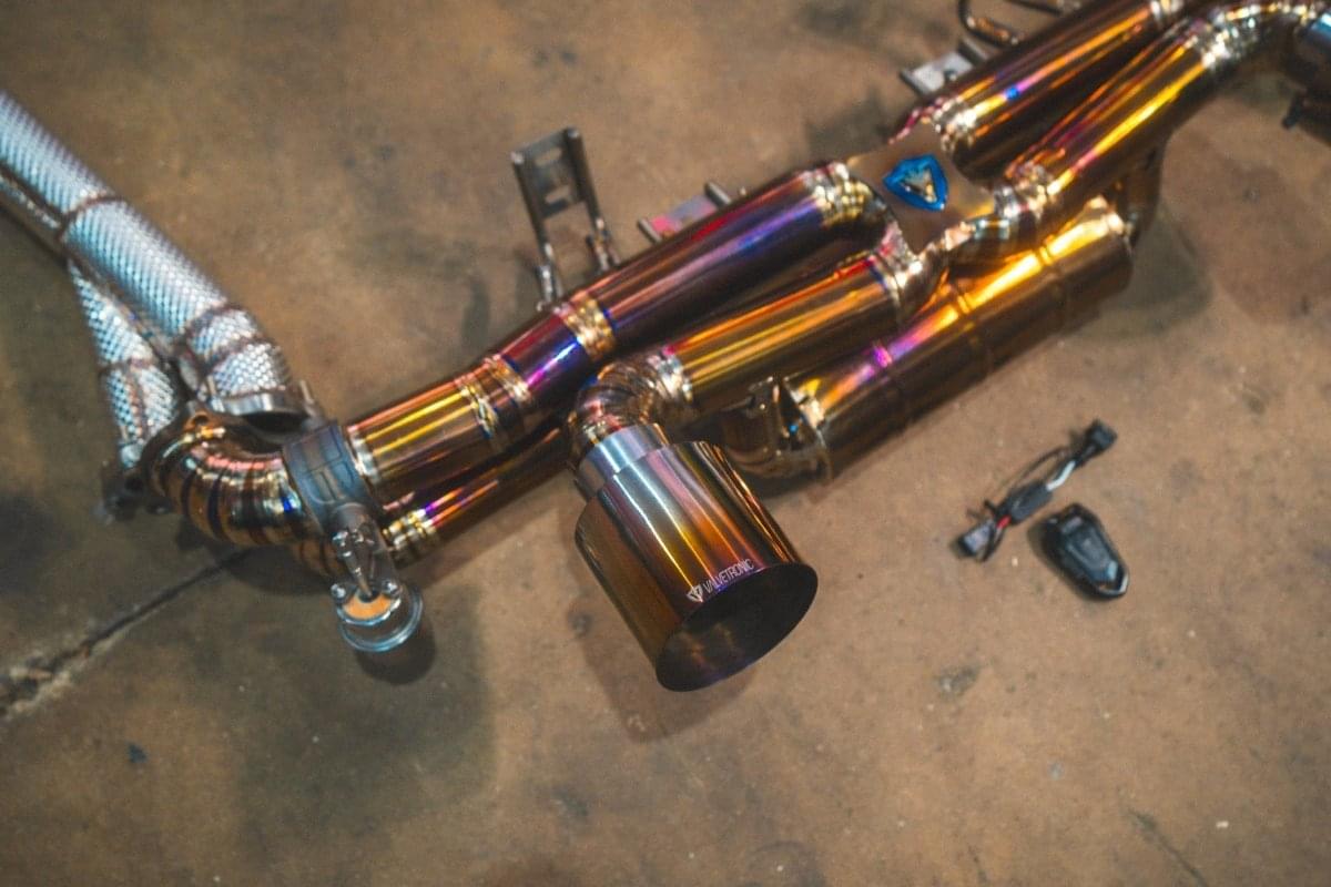 Porsche 718 GT4 / Boxter Spyder Valved Sport Exhaust System - COLORADO N5X