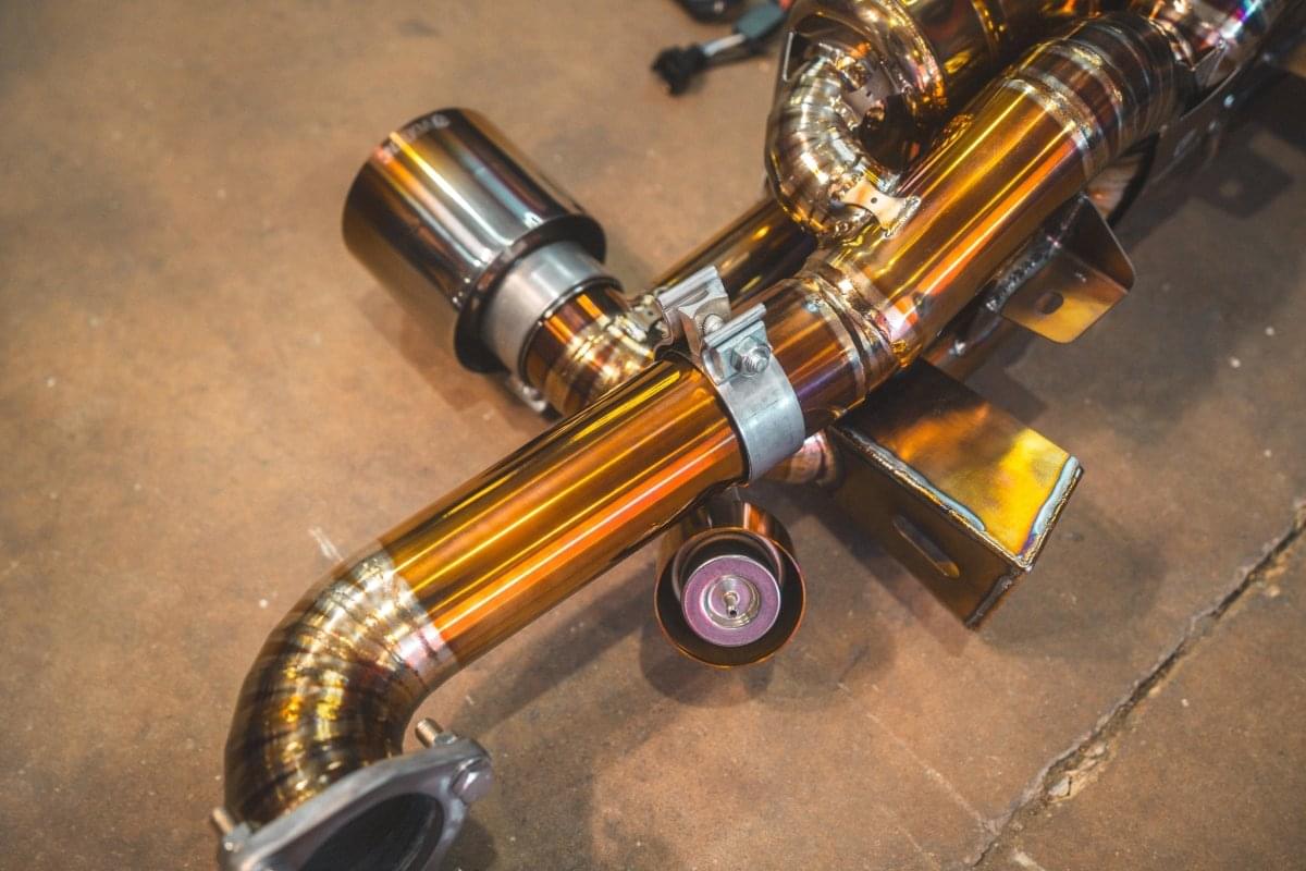 Porsche 718 GT4RS/Spyder RS Valved Sport Exhaust System.