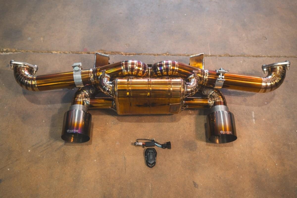 Porsche 718 GT4RS/Spyder RS Valved Sport Exhaust System.
