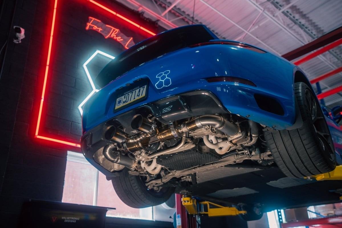 Porsche 991.2 Carrera Valved Sport Exhaust System.