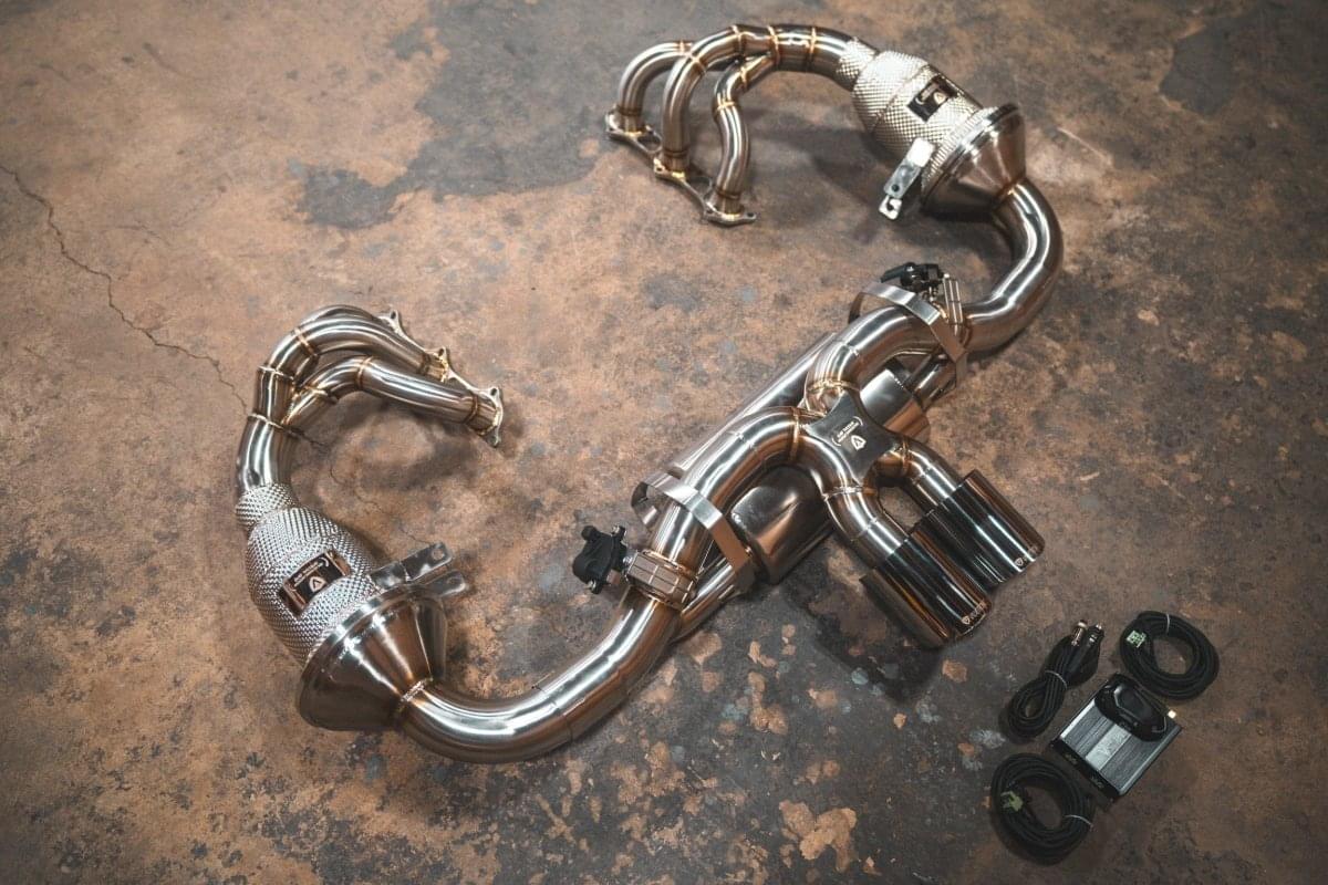 Porsche 992 GT3/RS Valved Sport Exhaust System.