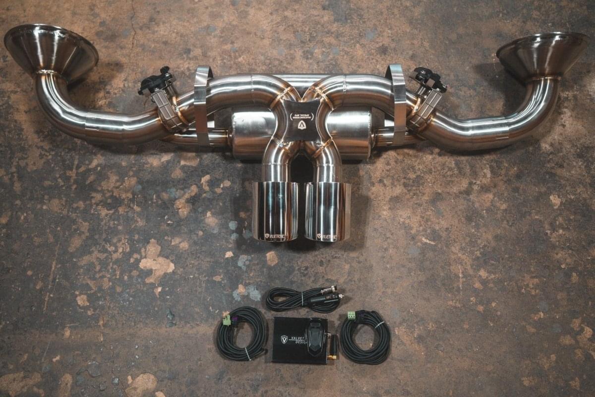 Porsche 992 GT3/RS Valved Sport Exhaust System.