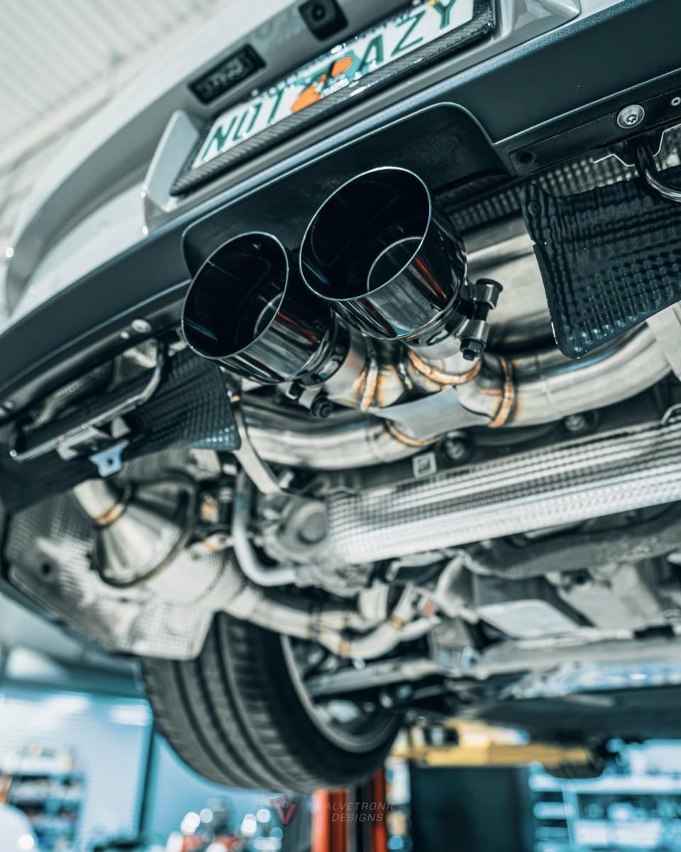 Porsche 992 GT3/RS Valved Sport Exhaust System.