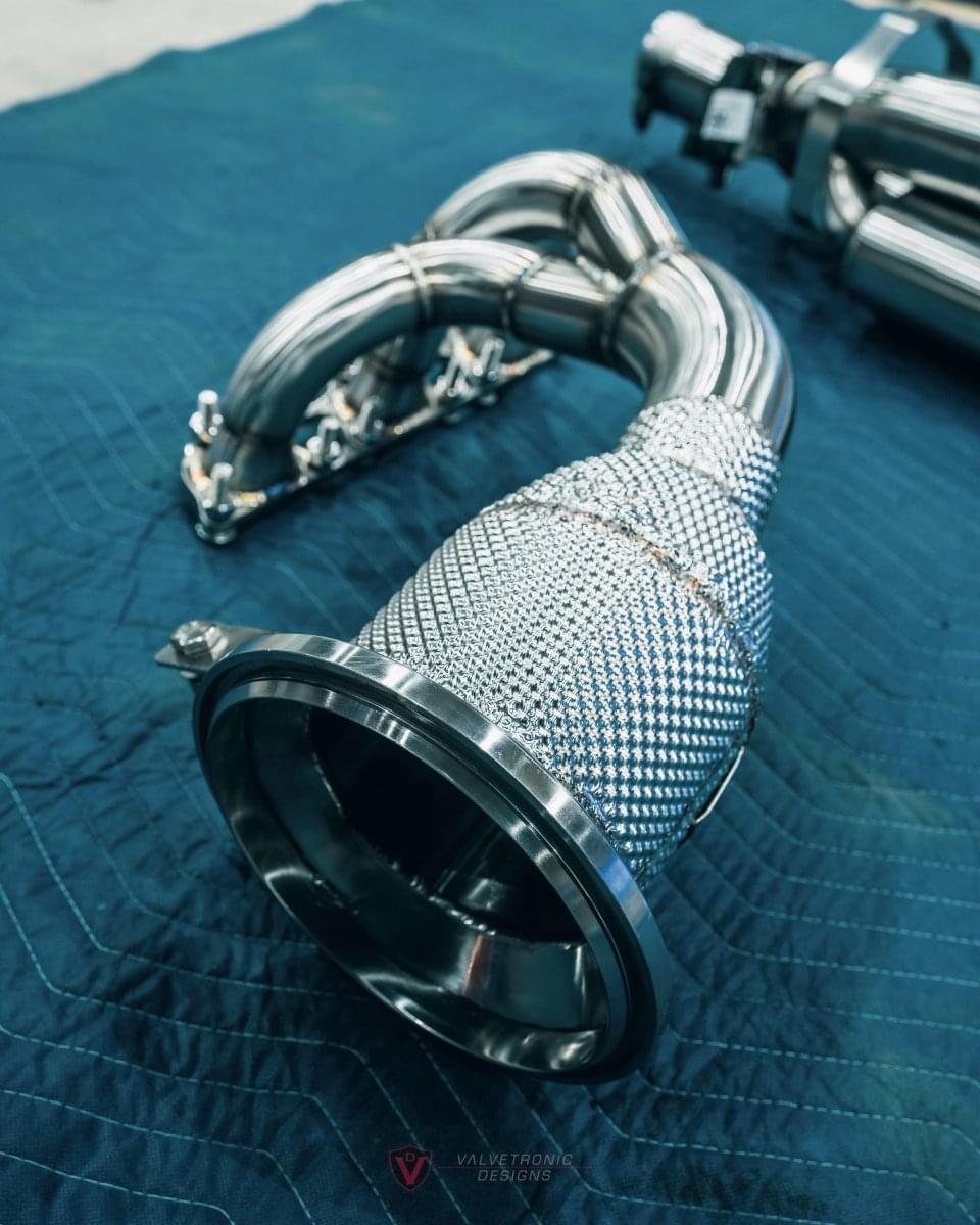 Porsche 992 GT3/RS Valved Sport Exhaust System.