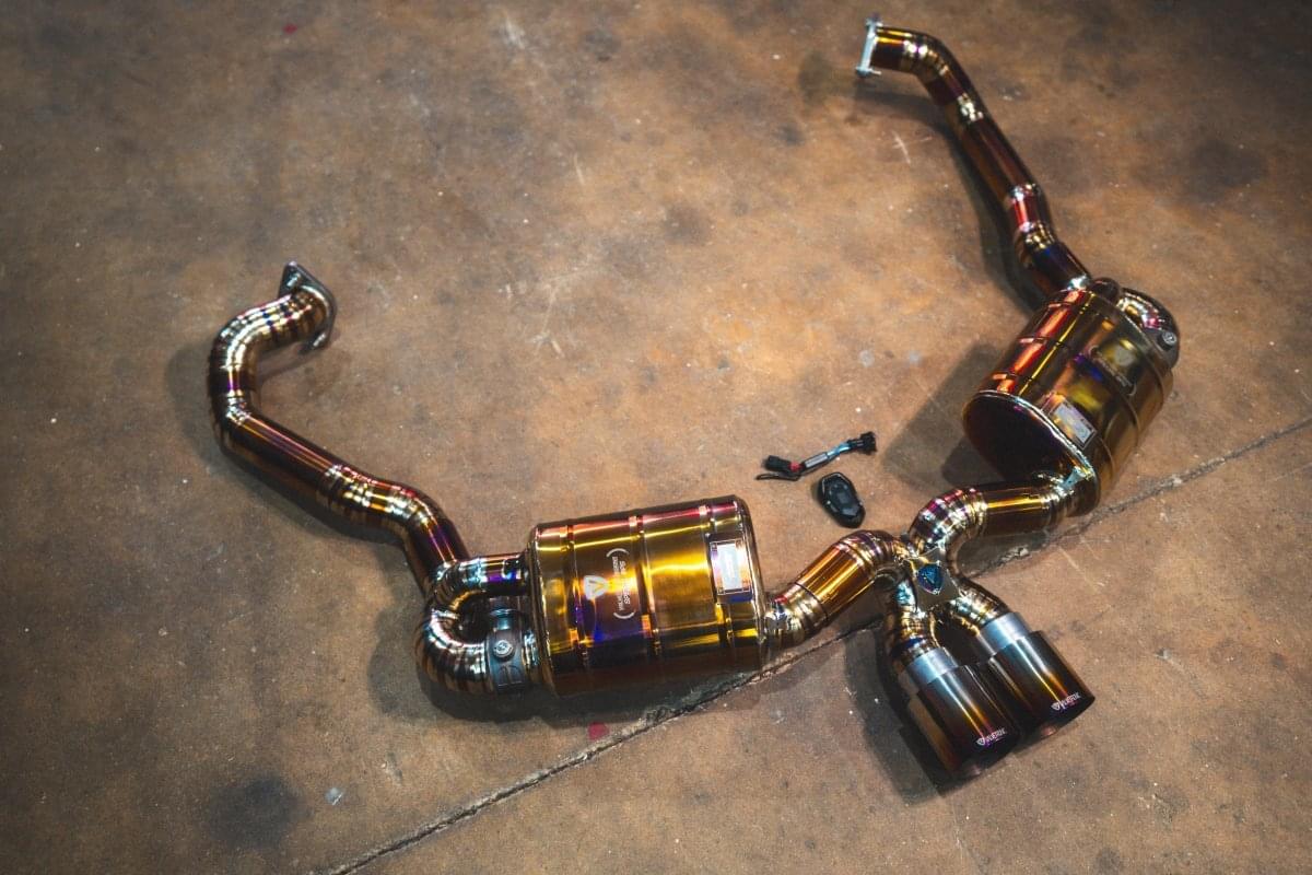 Porsche Boxster/Cayman 981 Valved Sport Exhaust System.