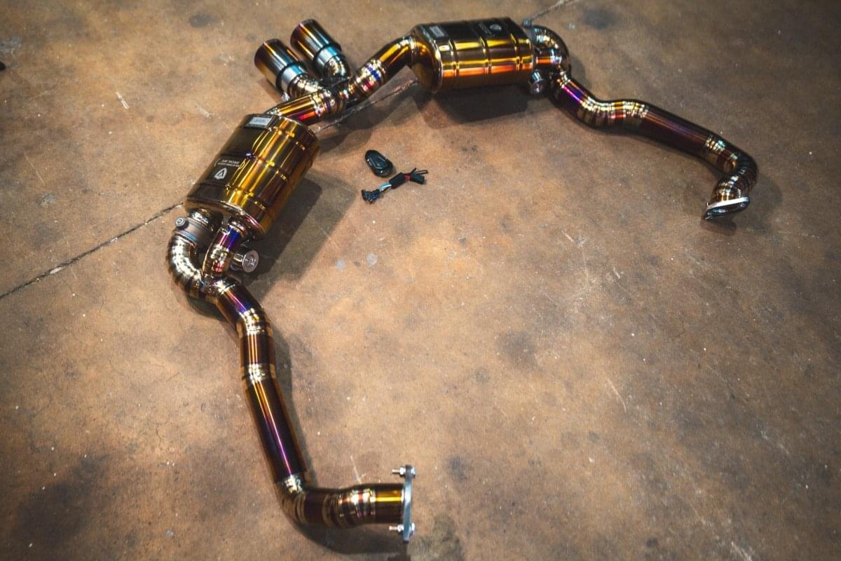 Porsche Boxster/Cayman 981 Valved Sport Exhaust System.