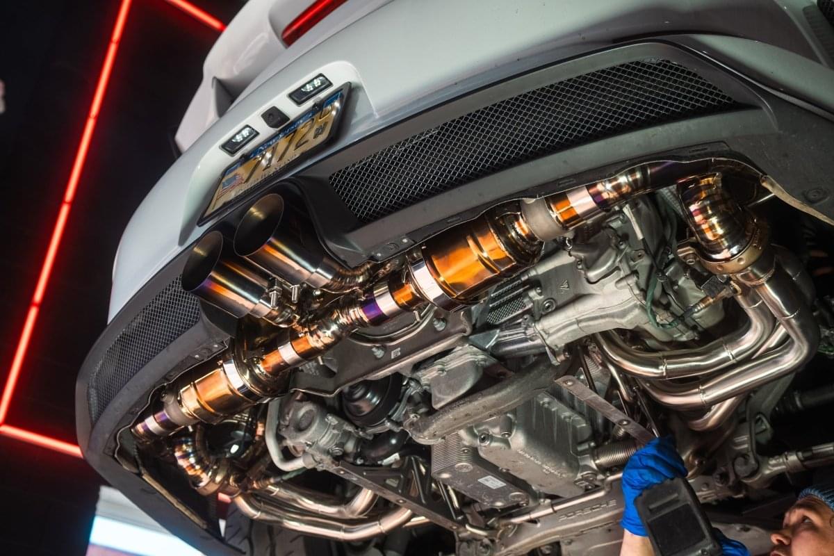 Porsche GT3 991.1 / 991.2 Valved Sport Exhaust System.