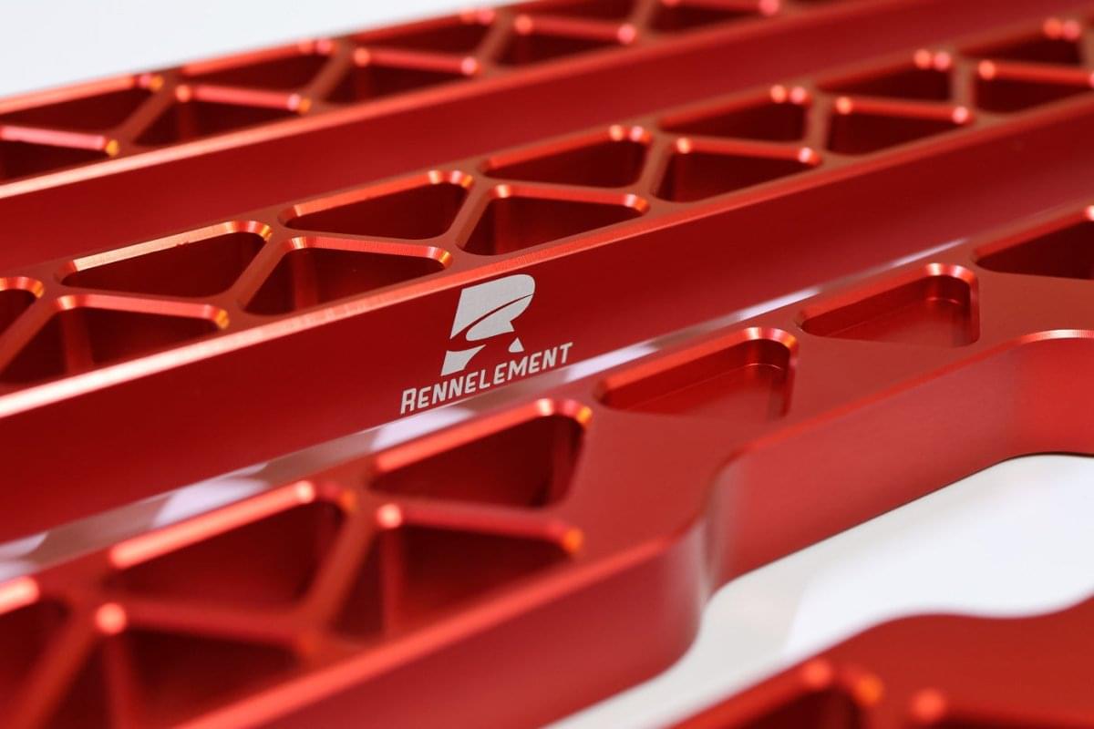RENNELEMENT BMW X5, X6 and X7 CNC Aluminum Strut Brace Set.