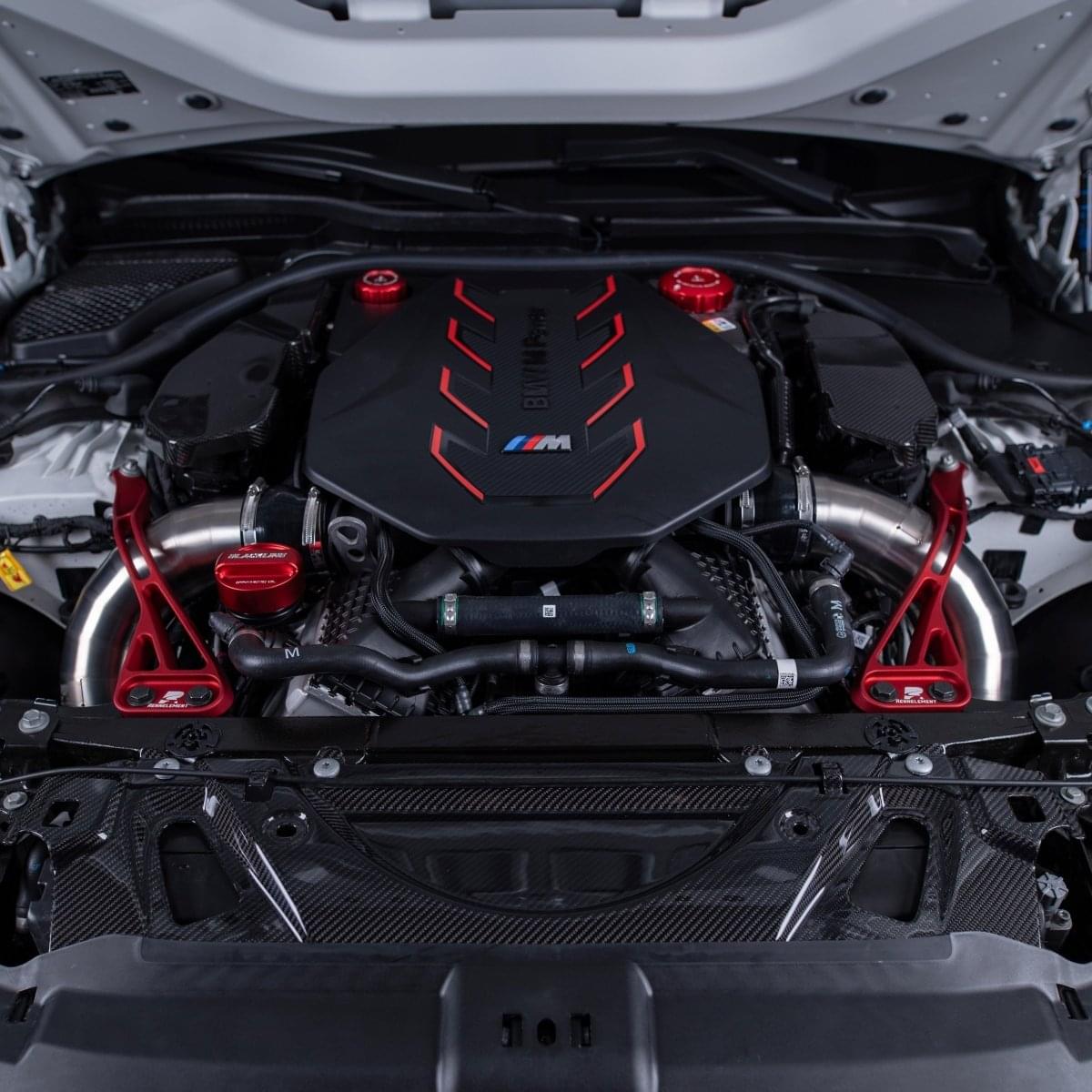 RENNELEMENT G90/G99 M5 BMW CNC Aluminum Strut Brace Set.