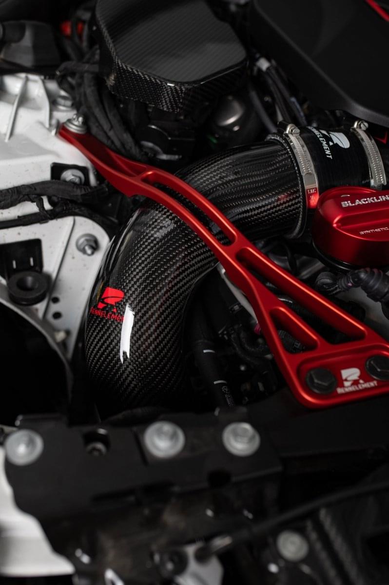 RENNELEMENT G90/G99 M5 BMW Dry Carbon Fiber Front Mount Intake.