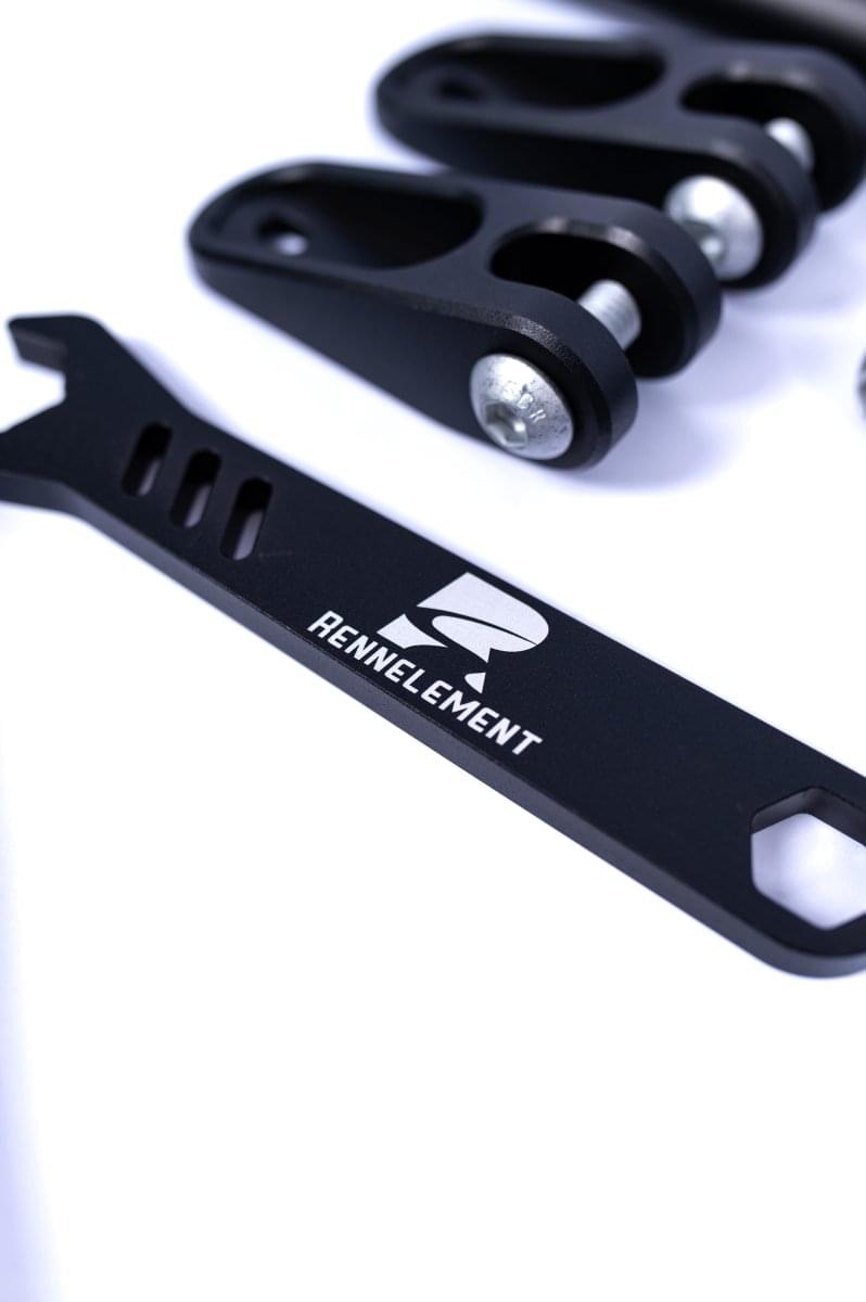 RENNELEMENT RE-2 Billet G80/G82/G87 BMW CNC Aluminum Strut Brace.