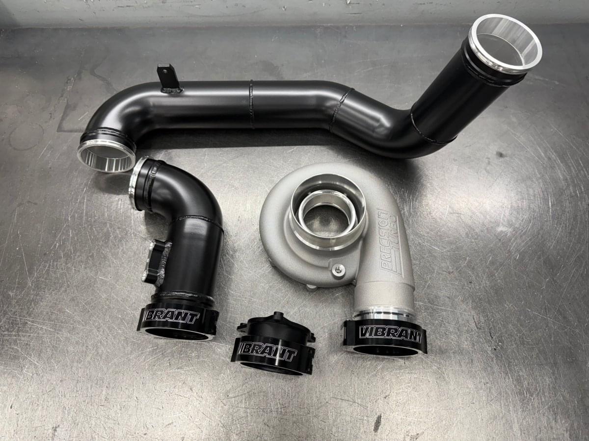 S58 Charge Pipes with HD Clamps.